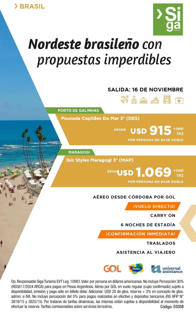 Porto de Galinhas y Maragogi con vuelo directo + confirmacin inmediata! 🏖️
