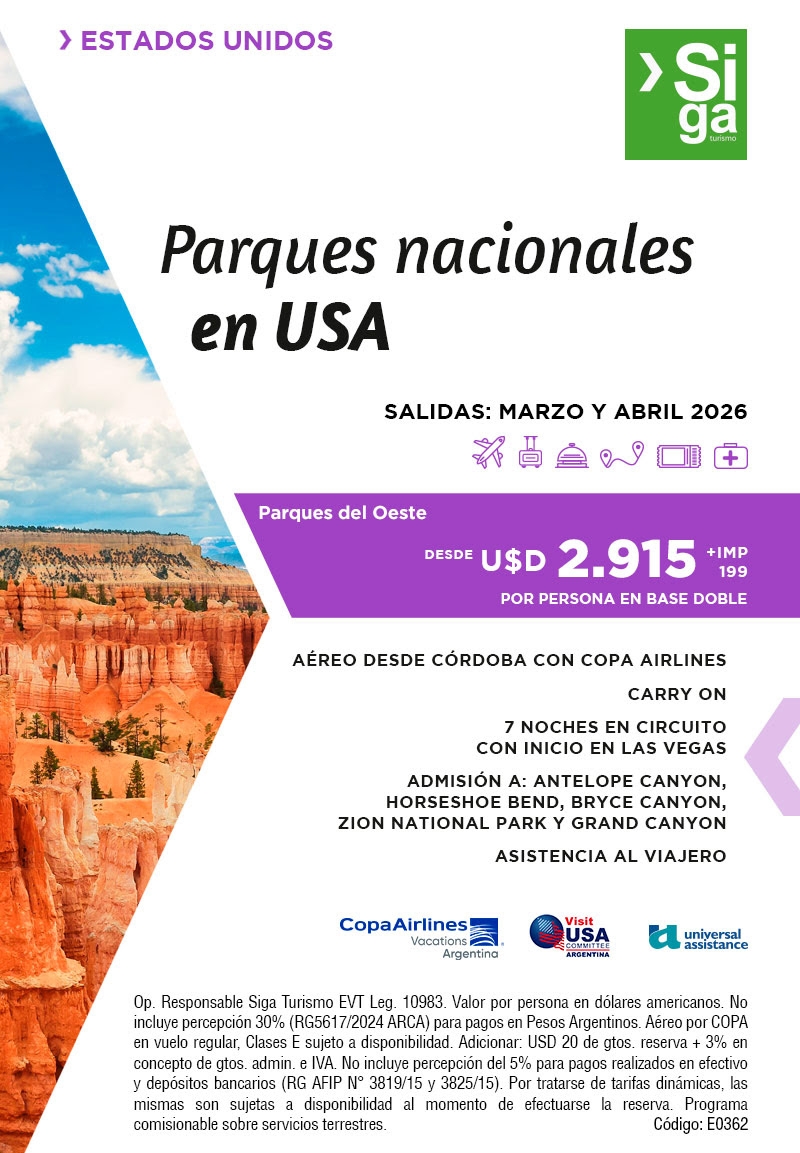 Ofrec una experiencia distinta! Recorridos por los Parque Nacionales de USA 🌄